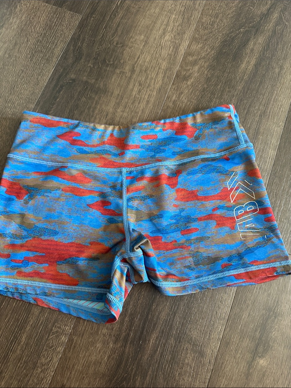 Women’s Blue & Red Camo Performance Shorts